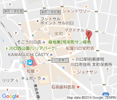 栄町自転車駐車場(川口市営)の地図