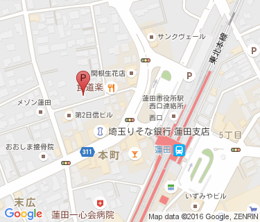 サイクルパークたぐちの地図