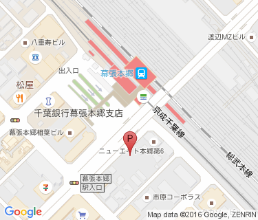 幕張本郷駅第1自転車駐車場の地図