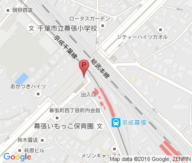 京成幕張駅第1自転車駐車場の地図
