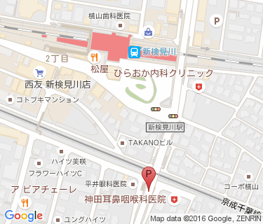 新検見川駅第2自転車駐車場の地図