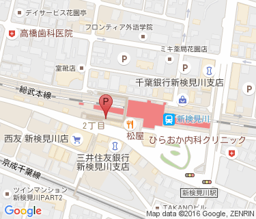 新検見川駅第3自転車駐車場の地図