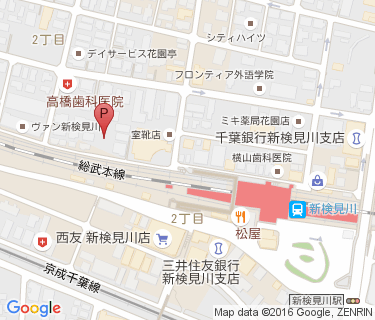 新検見川駅第4自転車駐車場の地図