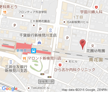 新検見川駅第5自転車駐車場の地図