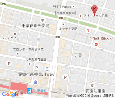 新検見川駅第6自転車駐車場の地図