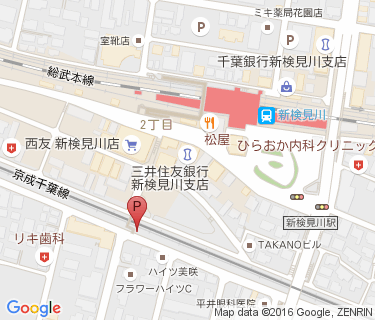 新検見川駅第9自転車駐車場の地図