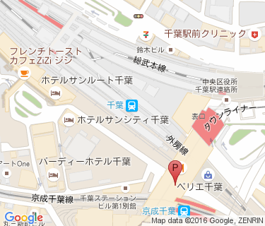 千葉駅西口第2自転車駐車場の地図