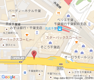 千葉駅西口第3自転車駐車場の地図