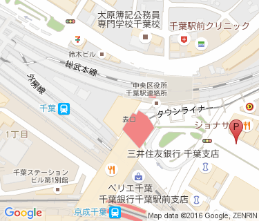 千葉駅東口第3自転車駐車場の地図