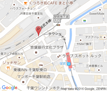 千葉駅東口第4自転車駐車場の地図