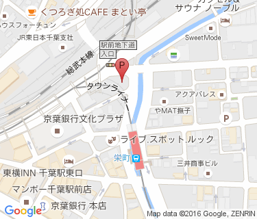 千葉駅東口第5自転車駐車場の地図