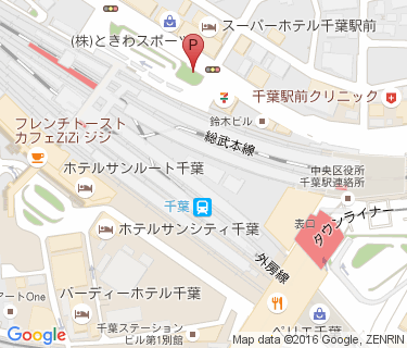千葉駅北口第1自転車駐車場の地図