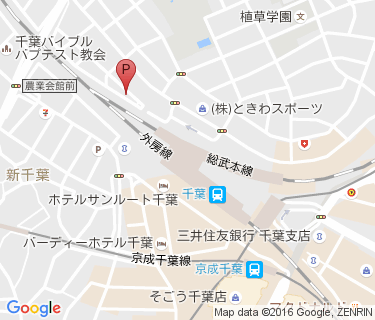 千葉駅北口第2自転車駐車場の地図