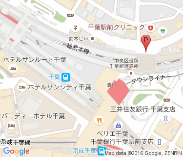 千葉駅北口第5自転車駐車場の地図