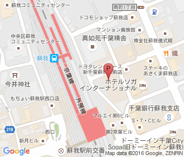 蘇我駅第5自転車駐車場の地図