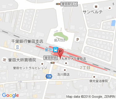 誉田駅第1自転車駐車場の地図