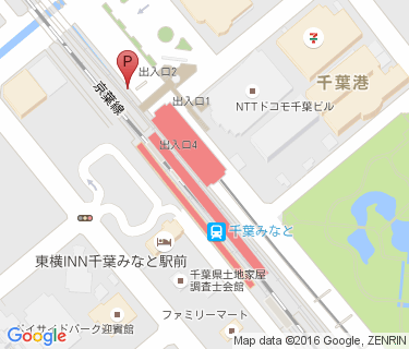 千葉みなと駅第2自転車駐車場の地図