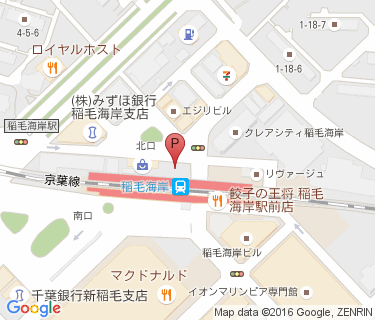 稲毛海岸駅第4自転車駐車場の地図