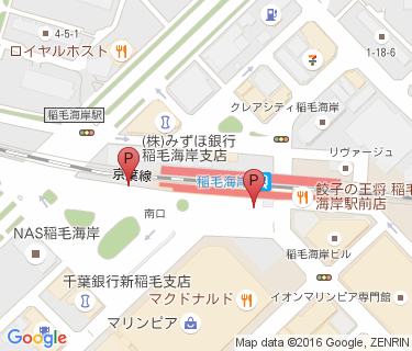 稲毛海岸駅第5自転車駐車場の地図