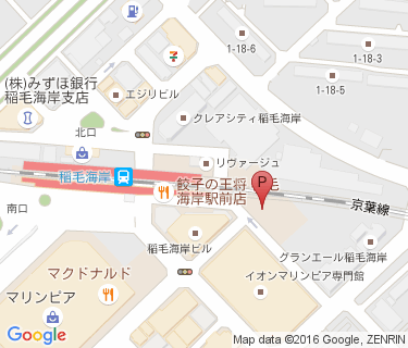 稲毛海岸駅第7自転車駐車場の地図