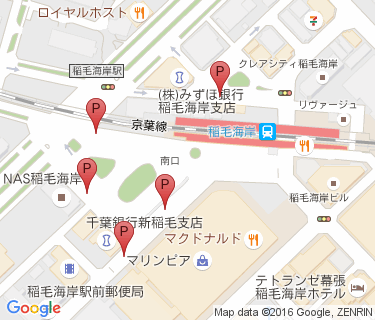 稲毛海岸駅第8自転車駐車場の地図