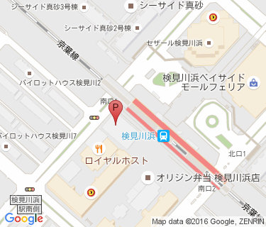 検見川浜駅第1自転車駐車場の地図