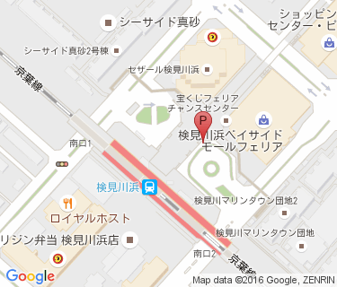 検見川浜駅第3自転車駐車場の地図