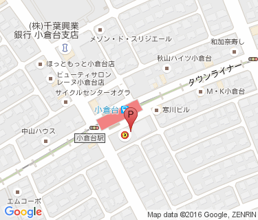 小倉台駅第1自転車駐車場の地図