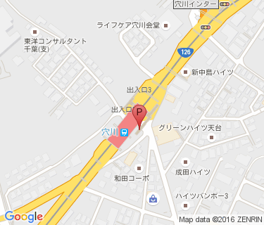 穴川駅第1自転車駐車場の地図