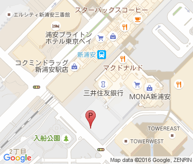 三井のリパーク MONA新浦安の地図
