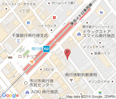 三井のリパーク 南行徳駅前駐輪場の地図