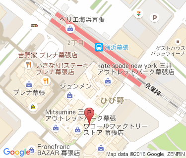 サイカパーク 三井アウトレットパーク幕張駐輪場 Bエリアの地図