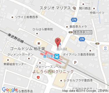 TOBU PARK 豊四季駅前駐輪場の地図
