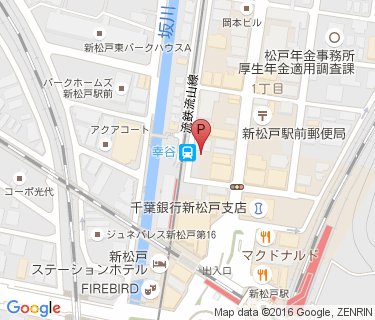 TOBU PARK 新松戸駅前駐輪場の地図