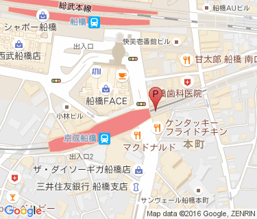 京成サイクルパーク船橋本町4丁目の地図