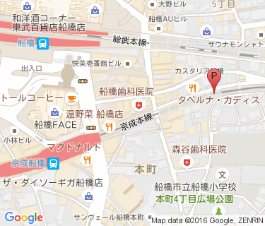 京成サイクルパーク船橋本町4丁目第2の地図