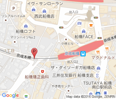 京成サイクルパーク船橋本町1丁目第1の地図