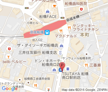船橋駅第7自転車等駐車場の地図