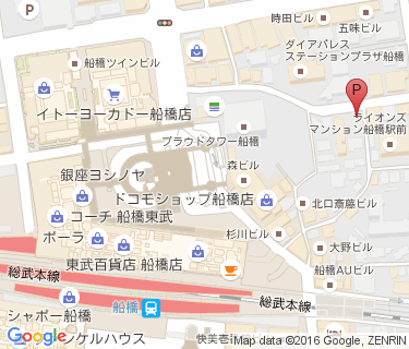 船橋駅第11自転車等駐車場の地図