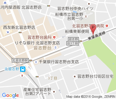 北習志野駅第6自転車等駐車場の地図