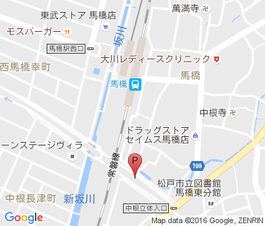 馬橋駅東口高架下自転車駐車場の地図