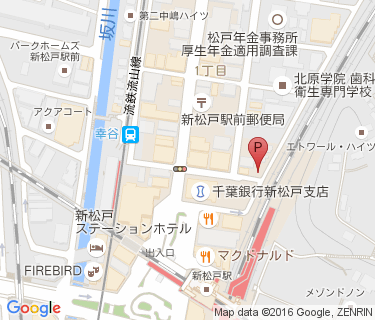 新松戸駅西口第7自転車駐車場の地図