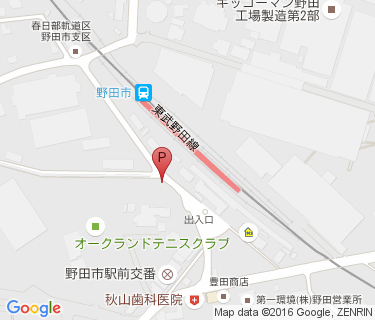 野田市駅市営第2自転車駐車場の地図