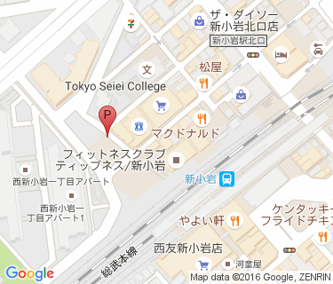 西井堀第二自転車駐車場の地図