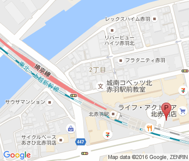 北赤羽駅赤羽口自転車駐車場の地図