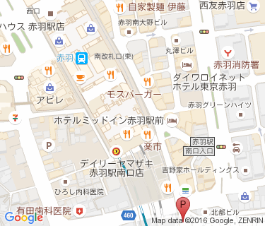 赤羽駅南口第三自転車駐車場の地図
