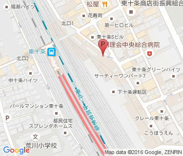 東十条駅北口第二自転車駐車場の地図