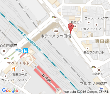 新田端大橋南自転車駐車場の地図