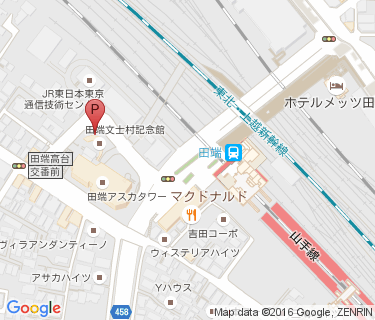 田端駅前自転車駐車場の地図