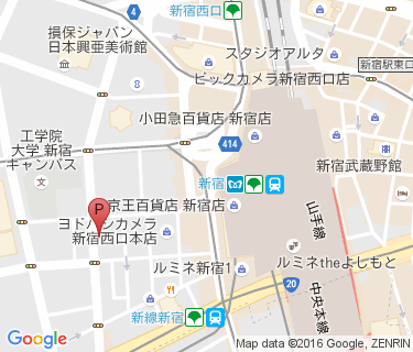 エコステーション21 新宿駅西口自転車駐輪場 東Aの地図